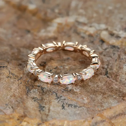 Eternity Opal Band Ring